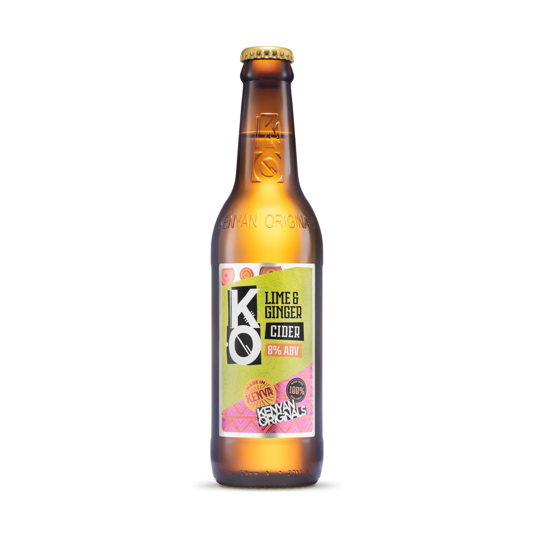 Kenyan Originals Lime & Ginger Cider - 4 Pack