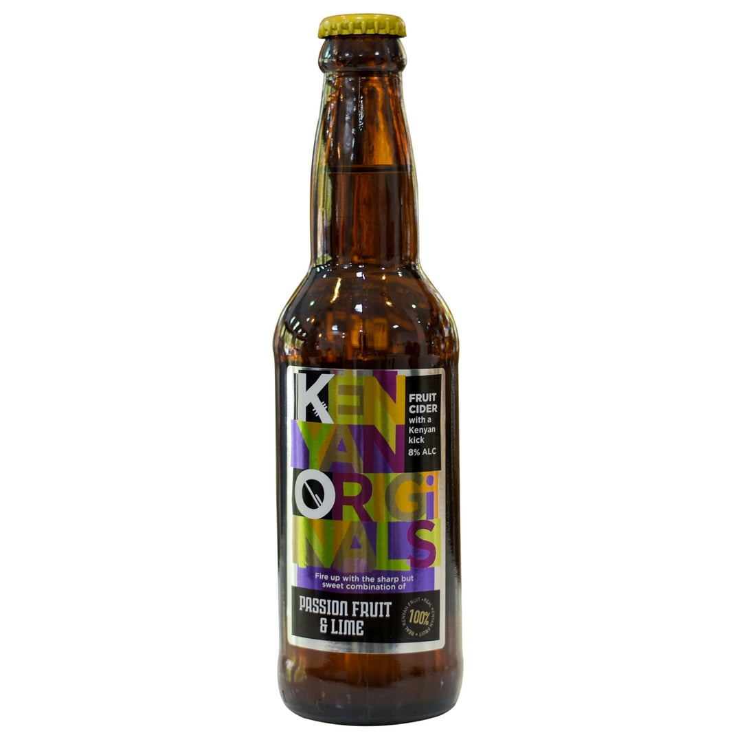 Kenyan Originals Passion & Lime Cider - 4 Pack
