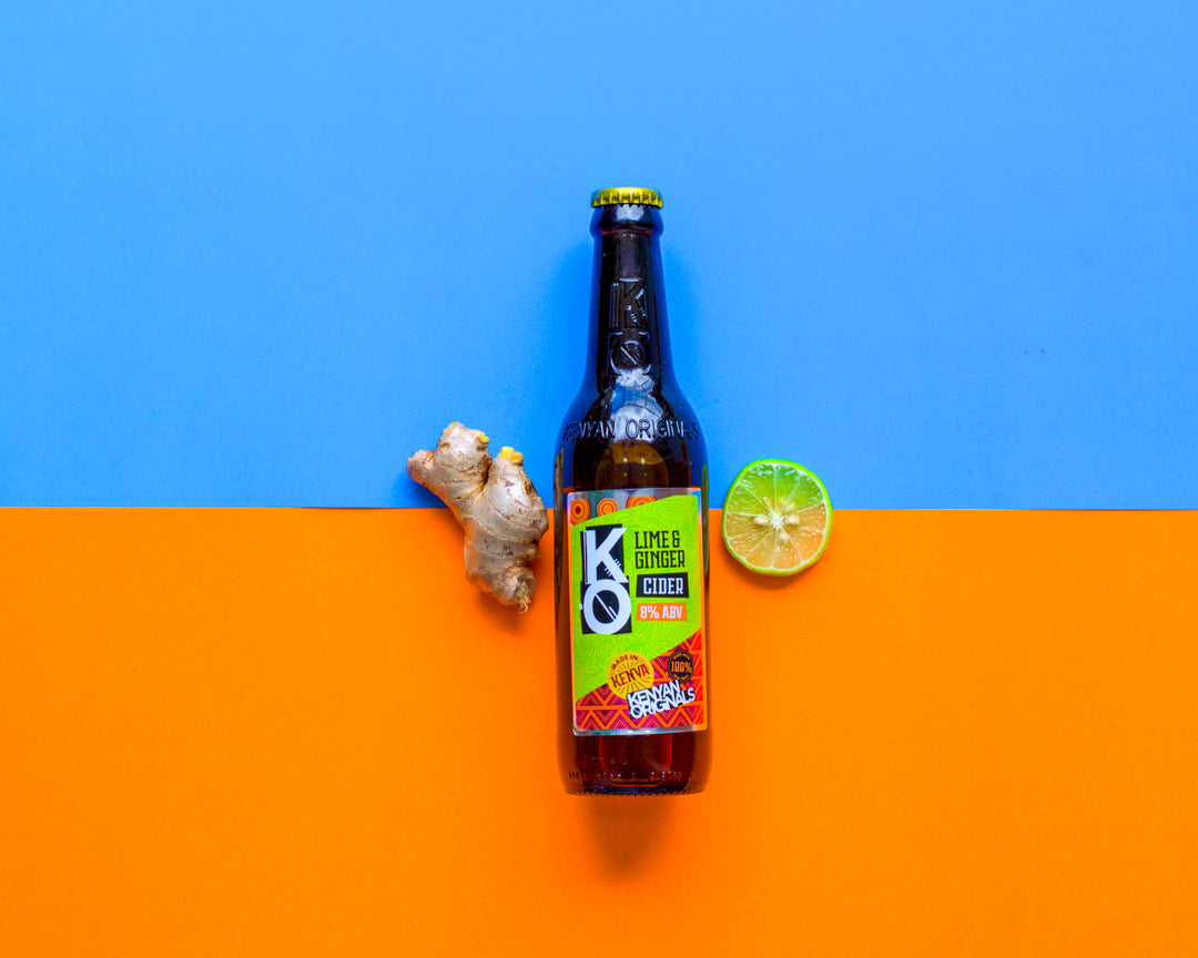 Kenyan Originals Lime & Ginger Cider - 4 Pack